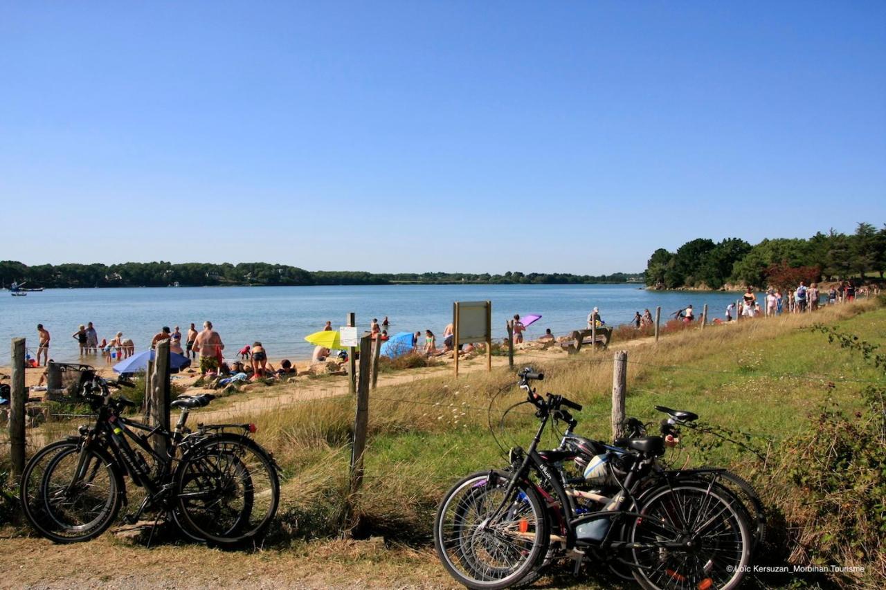 Maison 4 personnes en bord de mer - Golfe du Morbihan Baden Extérieur photo